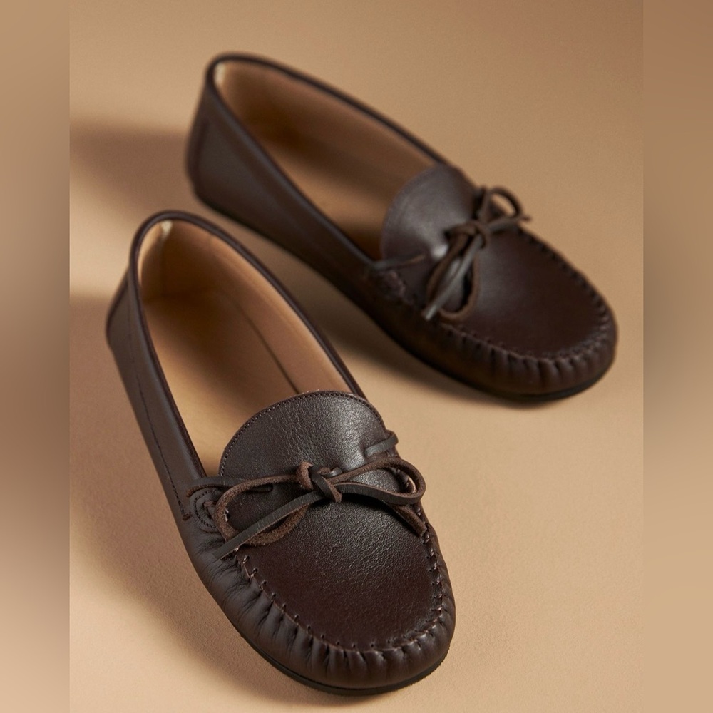 Anthropologie Brown Driving Loafers - Like New - 7.5